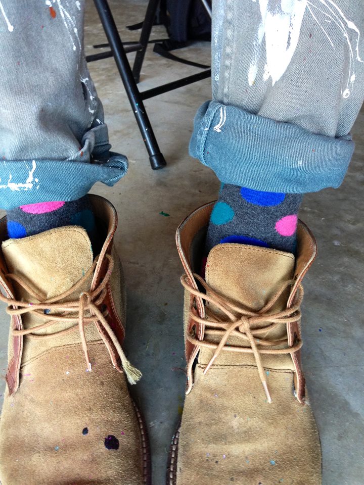 цветные носки в стиле хип хоп